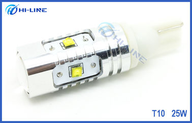 25W T10 LED Bulbs W5W 161 194 CREE LED Car Signal Light, Side Wedge Light Bulbs White 6500k